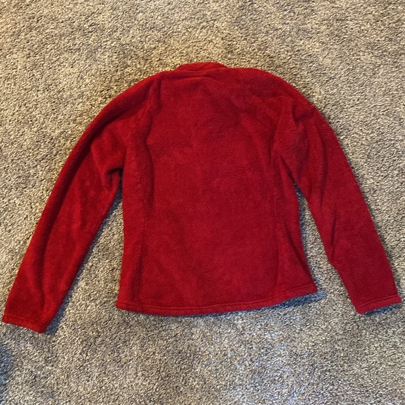 The North Face Vintage Mossbud Red 1/4 Zip Pullover Fleece Jacket, Women’s M - Picture 13 of 15